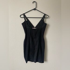 Victorias Secret So Curvaceous  Black push-up shaping slip Large